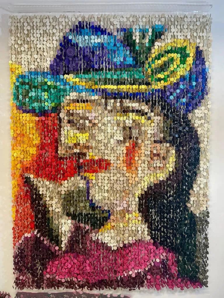 Augusto Esquivel Woman with a Blue Hat