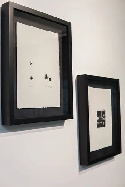 Carolina Sardi, U-me, 2004, Signed, Monotype, 20.5H x 17W In. Knots + Dots 2003, Signed, Monotype, 20.5H x 17W In