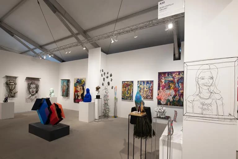 Aldo Castillo Gallery at Art Wynwood 2023.