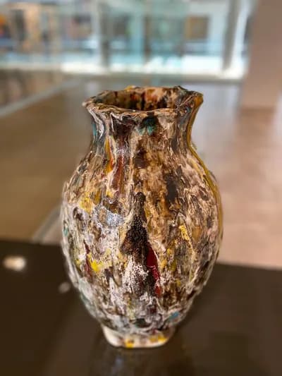 Xavier Toubs, Abandon 41, Glassed Ceramic, 41H x 14W x 16D In