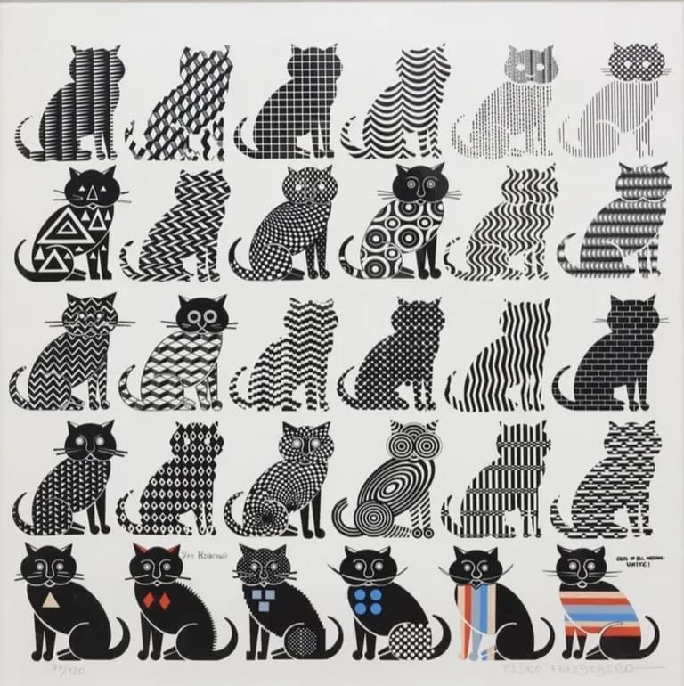 Pedro Friedeberg Cats of all Nations Unite