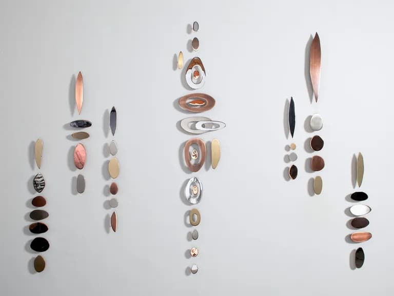 Carolina Sardi, Souls/Alma, 2023, Painted Steel, 69.5 x 94.75 x 2 In